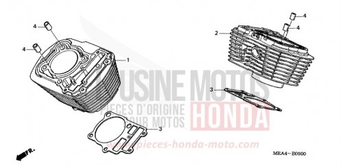 CYLINDRE VTX1300S4 de 2004